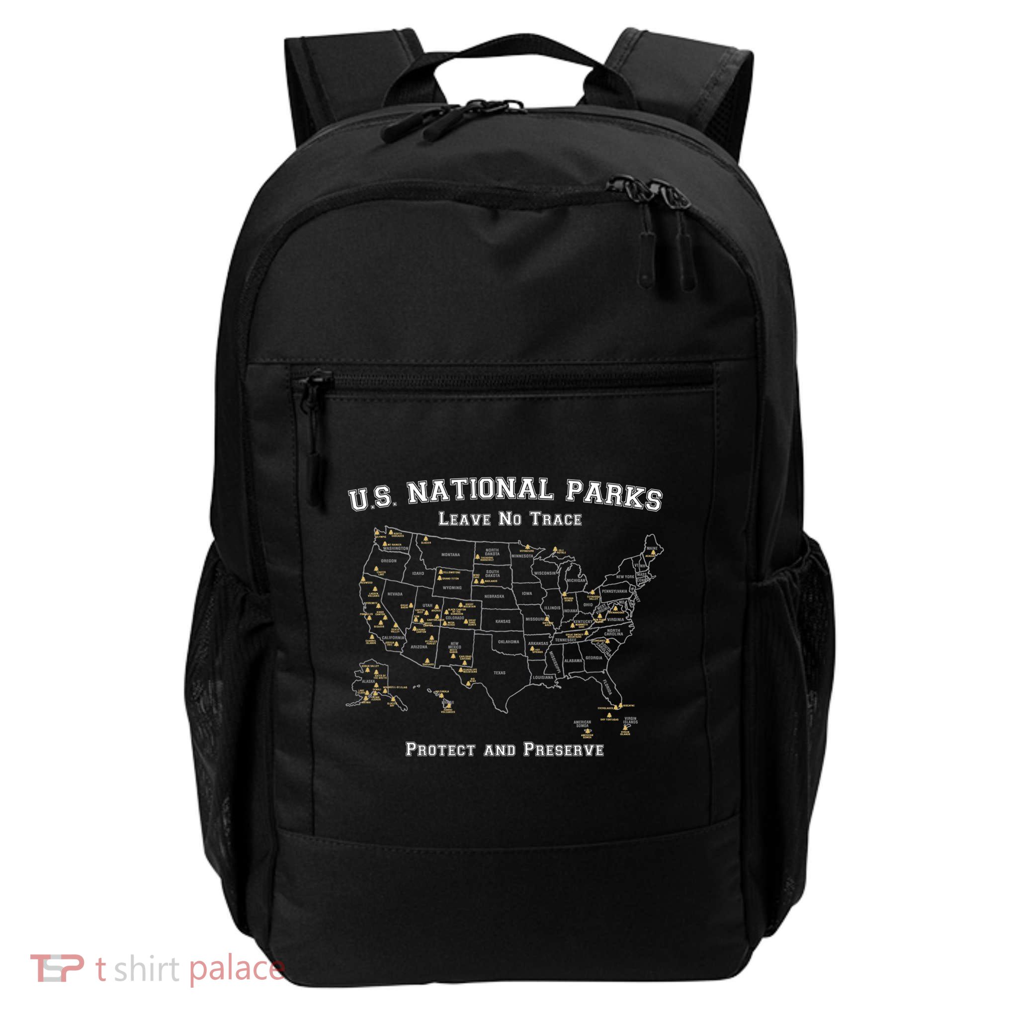 All 63 US National Parks Design For Campers Hikers Walkers Backpack