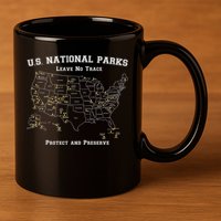 All 63 US National Parks Design For Campers Hikers Walkers 11oz C Handle Ceramic Mug