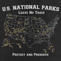 All 63 US National Parks Design For Campers Hikers Walkers 11oz C Handle Ceramic Mug