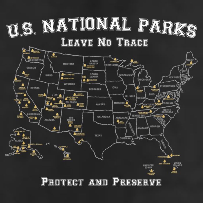 All 63 US National Parks Design For Campers Hikers Walkers 11oz C Handle Ceramic Mug