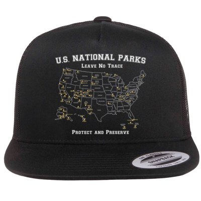All 63 US National Parks Design For Campers Hikers Walkers Flatbill Hat
