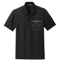 All 63 US National Parks Design For Campers Hikers Walkers Dry Zone Grid Polo