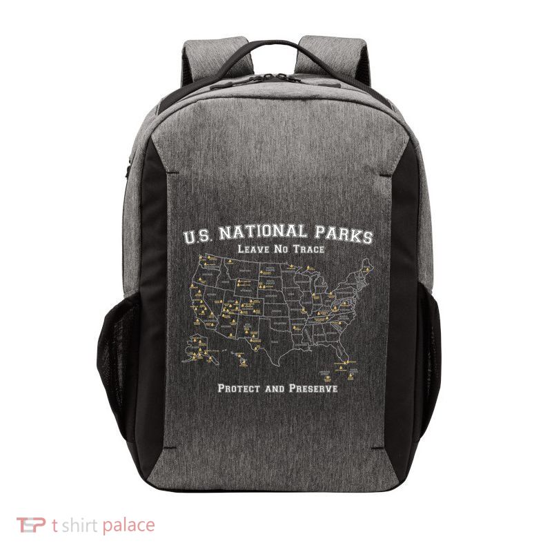 All 63 US National Parks Design For Campers Hikers Walkers Vector Backpack