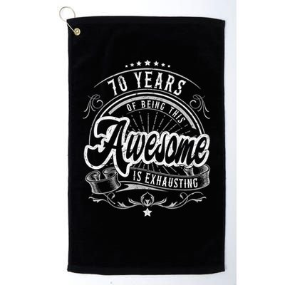 Awesome 70th Birthday Decorations 70th Birthday Golf Towel