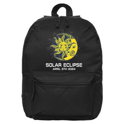 Apri 8th 2024 Total Solar Eclipse 2024 16 in Basic Backpack