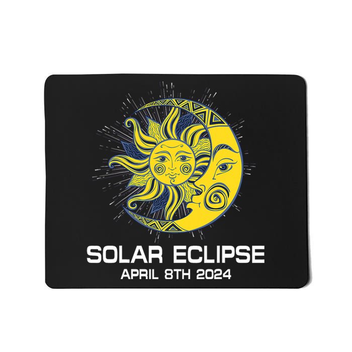 Apri 8th 2024 Total Solar Eclipse 2024 Mousepad