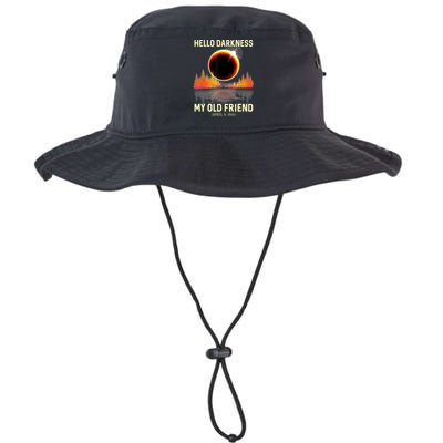 April 8 2024 Hello Darkness My Old Friend Eclipse Legacy Cool Fit Booney Bucket Hat
