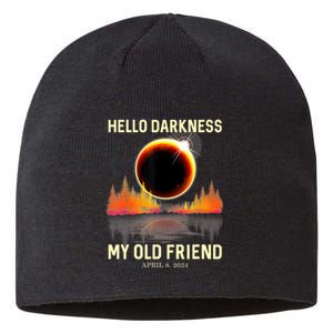 April 8 2024 Hello Darkness My Old Friend Eclipse Sustainable Beanie