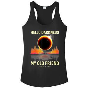 April 8 2024 Hello Darkness My Old Friend Eclipse Ladies PosiCharge Competitor Racerback Tank