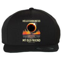 April 8 2024 Hello Darkness My Old Friend Eclipse Wool Snapback Cap