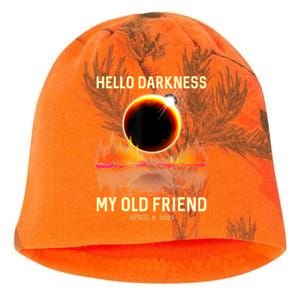 April 8 2024 Hello Darkness My Old Friend Eclipse Kati - Camo Knit Beanie