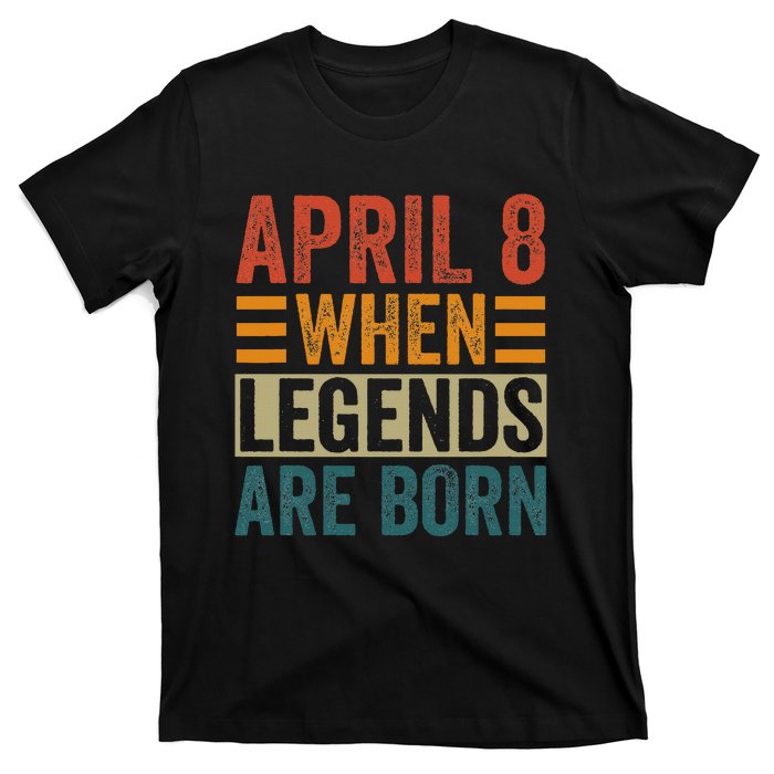 April 8 Birthday Solar Eclipse T-Shirt