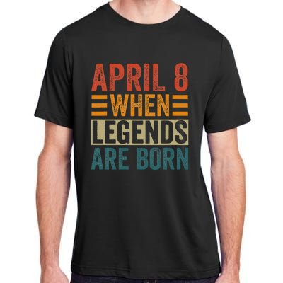 April 8 Birthday Solar Eclipse Adult ChromaSoft Performance T-Shirt