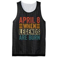 April 8 Birthday Solar Eclipse Mesh Reversible Basketball Jersey Tank