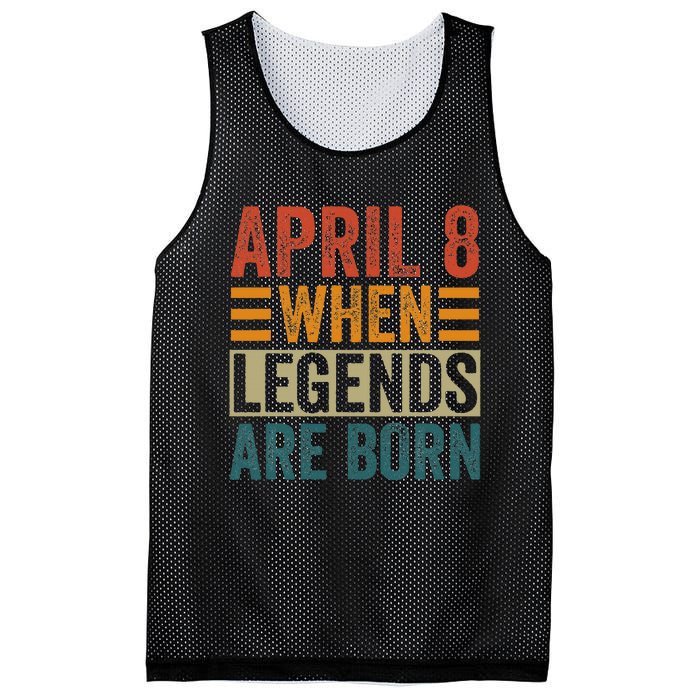 April 8 Birthday Solar Eclipse Mesh Reversible Basketball Jersey Tank