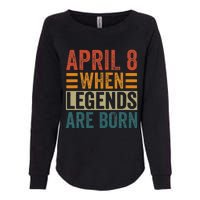 April 8 Birthday Solar Eclipse Womens California Wash Sweatshirt