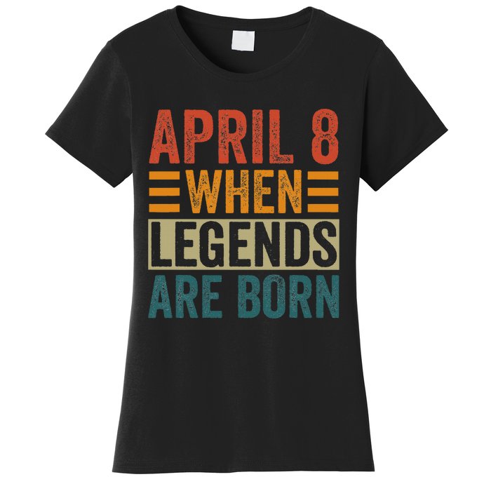 April 8 Birthday Solar Eclipse Women's T-Shirt