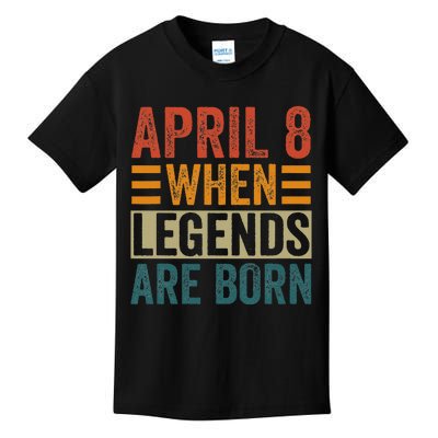 April 8 Birthday Solar Eclipse Kids T-Shirt