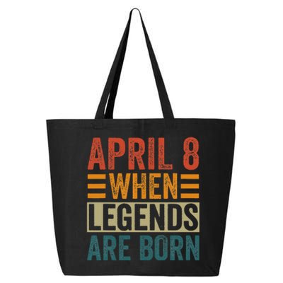 April 8 Birthday Solar Eclipse 25L Jumbo Tote