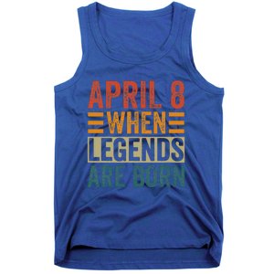 April 8 Birthday Solar Eclipse Tank Top