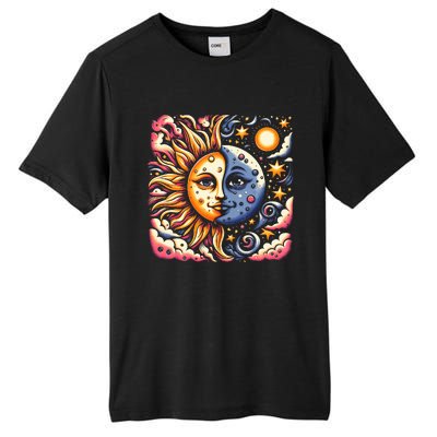 April 8 Total Solar Eclipse 2024 Tall Fusion ChromaSoft Performance T-Shirt