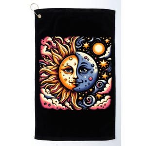 April 8 Total Solar Eclipse 2024 Platinum Collection Golf Towel