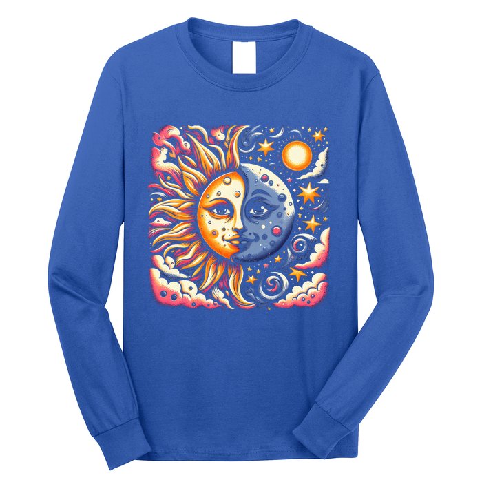 April 8 Total Solar Eclipse 2024 Long Sleeve Shirt