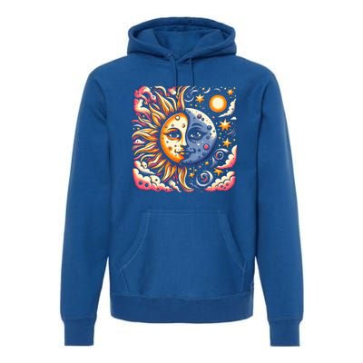 April 8 Total Solar Eclipse 2024 Premium Hoodie