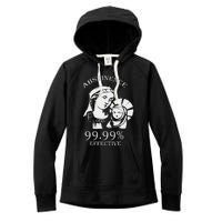 Abstinence 99.99 Effective Jesus Funny Christmas Virgin Women's Fleece Hoodie