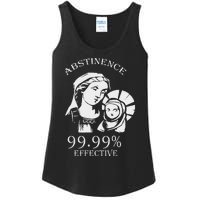 Abstinence 99.99 Effective Jesus Funny Christmas Virgin Ladies Essential Tank