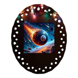 Apophis 99942 Impact 2029 Awakening 8 Ball Billiard Apophis Ceramic Oval Ornament