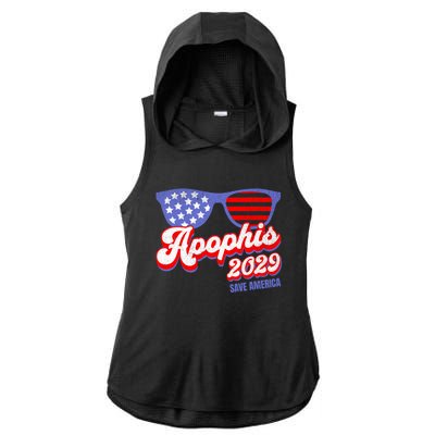 Asteroid 99942 Save America 4th Of July Apophis 2029 Gift Ladies PosiCharge Tri-Blend Wicking Draft Hoodie Tank