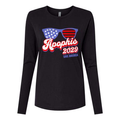 Asteroid 99942 Save America 4th Of July Apophis 2029 Gift Womens Cotton Relaxed Long Sleeve T-Shirt