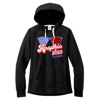 Asteroid 99942 Save America 4th Of July Apophis 2029 Gift Women's Fleece Hoodie