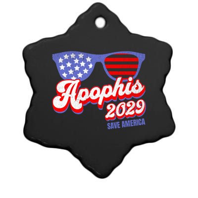 Asteroid 99942 Save America 4th Of July Apophis 2029 Gift Ceramic Star Ornament