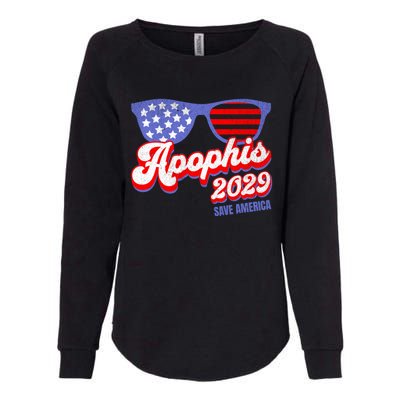 Asteroid 99942 Save America 4th Of July Apophis 2029 Gift Womens California Wash Sweatshirt