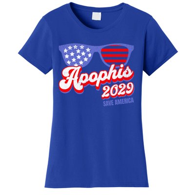 Asteroid 99942 Save America 4th Of July Apophis 2029 Gift Women's T-Shirt