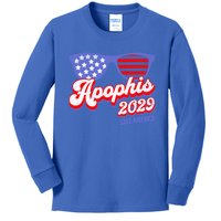 Asteroid 99942 Save America 4th Of July Apophis 2029 Gift Kids Long Sleeve Shirt