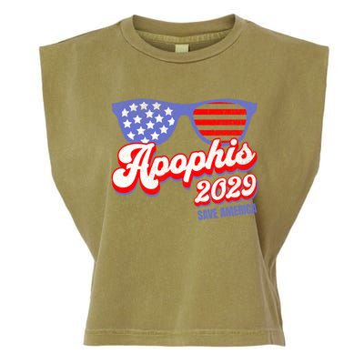 Asteroid 99942 Save America 4th Of July Apophis 2029 Gift Garment-Dyed Women's Muscle Tee