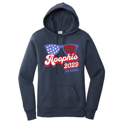 Asteroid 99942 Save America 4th Of July Apophis 2029 Gift Women's Pullover Hoodie