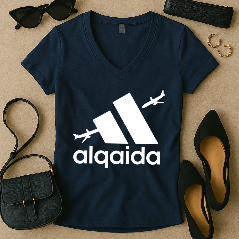 Alqaida 911 September 11th Women's V-Neck T-Shirt