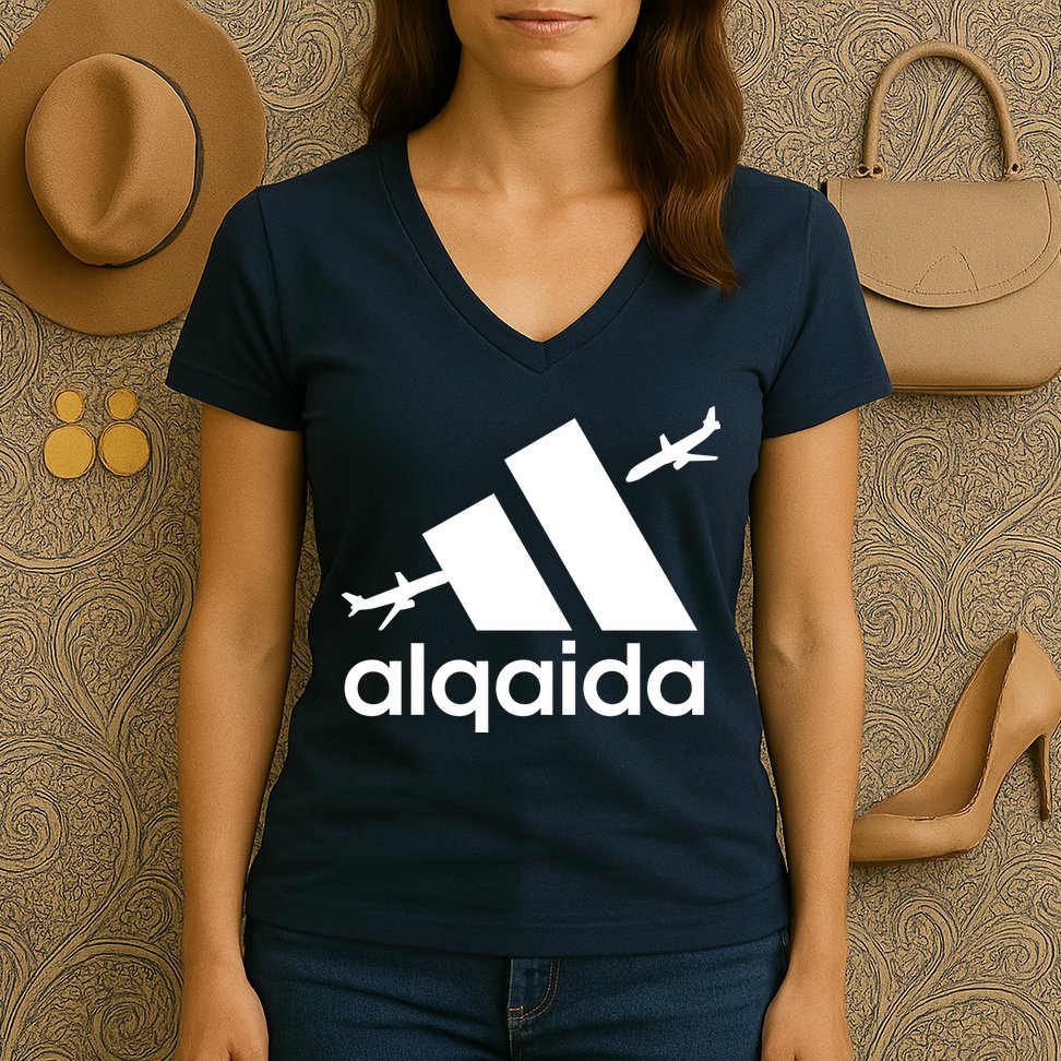 Alqaida 911 September 11th Women's V-Neck T-Shirt