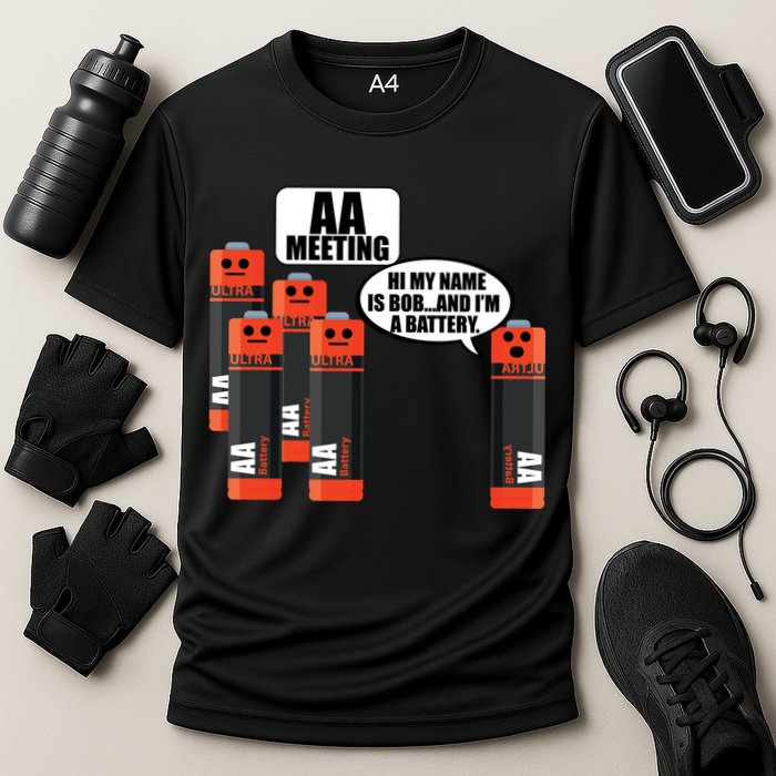 AA Meeting Cooling Performance Crew T-Shirt