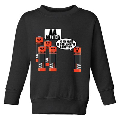 AA Meeting Toddler Sweatshirt