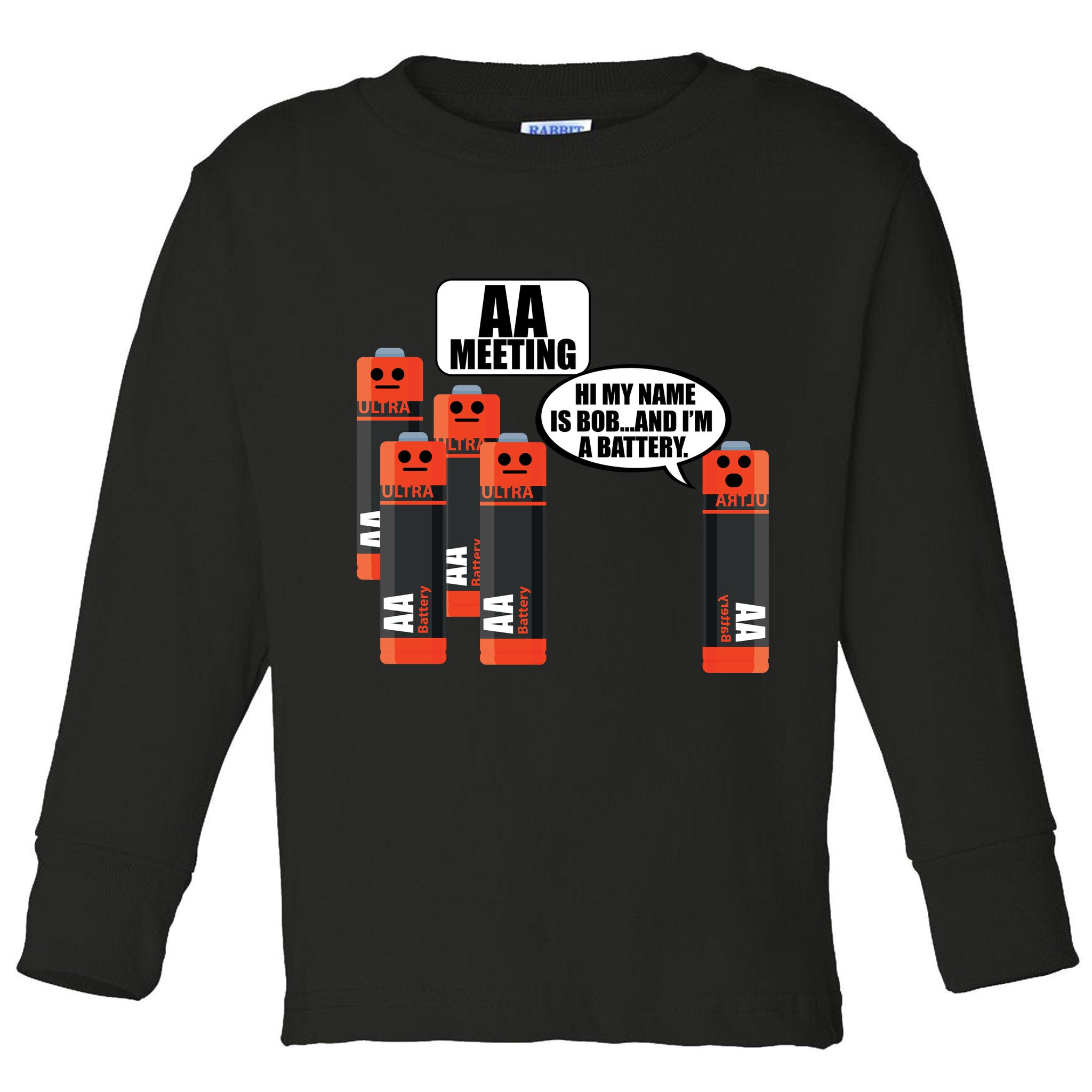 AA Meeting Toddler Long Sleeve Shirt