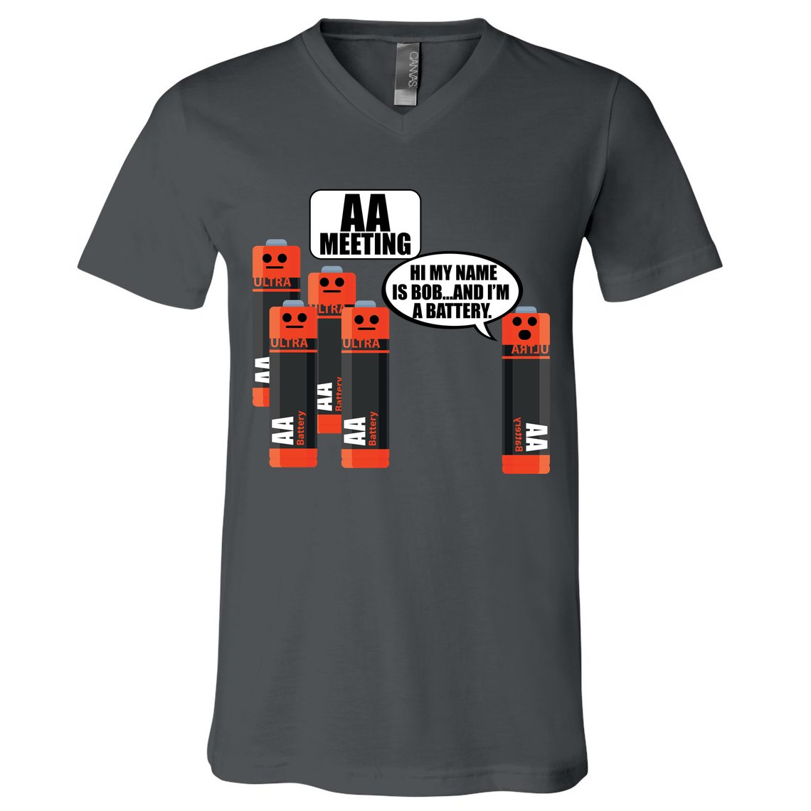 AA Meeting V-Neck T-Shirt