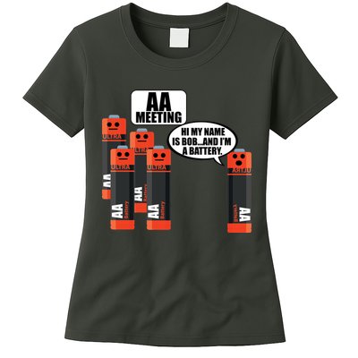 AA Meeting Womens T-Shirt