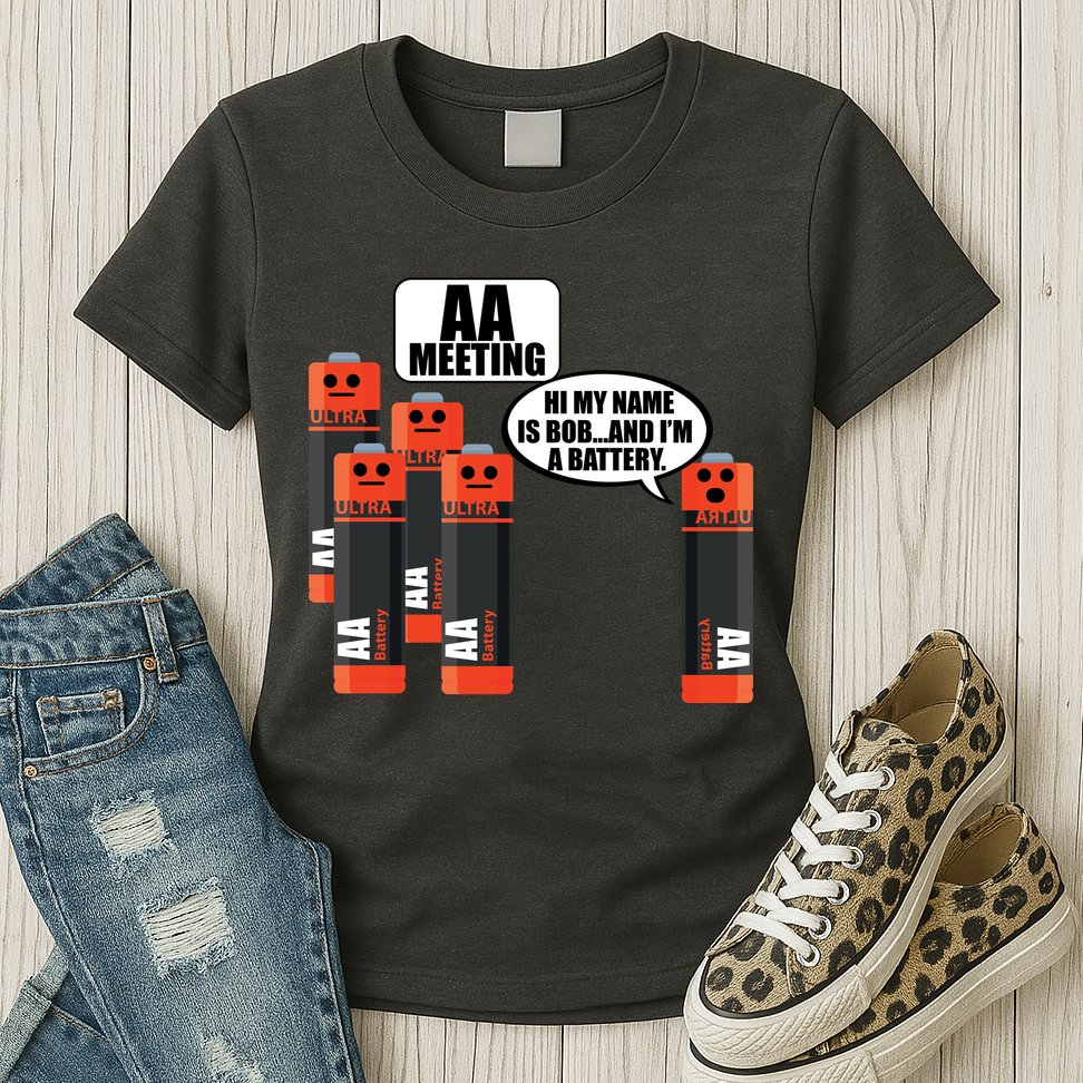 AA Meeting Womens T-Shirt