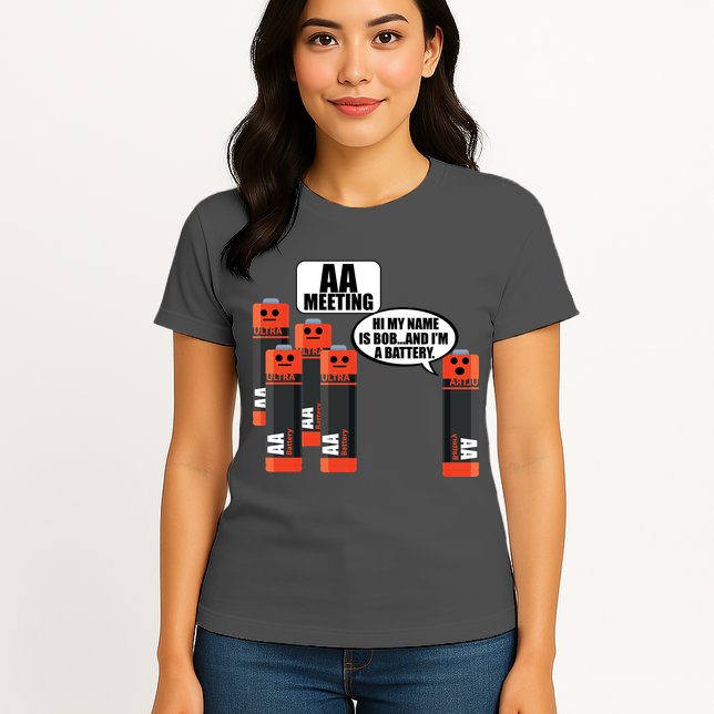 AA Meeting Womens T-Shirt