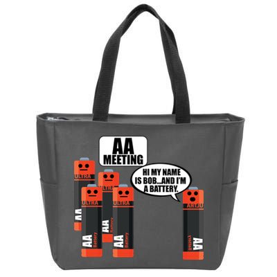 AA Meeting Zip Tote Bag